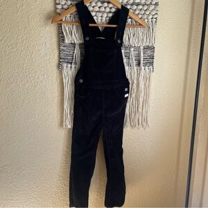 Cotton On Kids Black Corduroy Overalls Romper